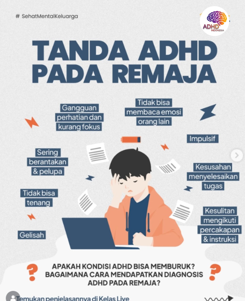 Screening ADHD Non-Diagnostik: Edukasi Awal bagi Orang Tua di Kabupaten Maros