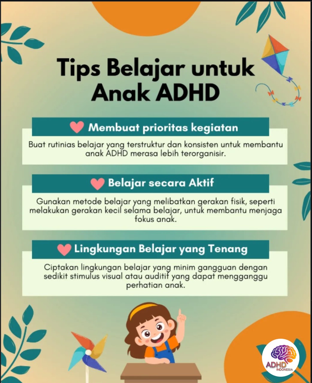 Strategi Belajar yang Cocok untuk Anak ADHD di Kabupaten Maros
